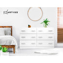 Artiss 6 Chest of Drawers - VEDA White-8