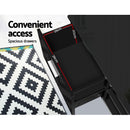 Artiss Entertainment Unit TV Cabinet 140cm Black Jim-8