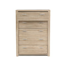 Artiss 5 Chest of Drawers - MAXI Pine-5