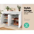Artiss Shoe Rack Cabinet Storage Cupboard 24 Pairs - Lydia-6