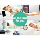 Artiss Bedside Table 2 Drawers Lift-up Storage - COLEY White-6