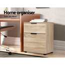 Artiss Filing Cabinet 2 Drawer Office Storage Organiser-8