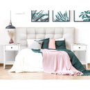 Artiss Bedside Table 1 Drawer with Shelf - BOWIE White-8