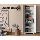 Artiss Buffet Sideboard 4 Doors - BERNE White-5
