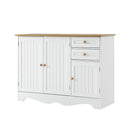 Artiss Buffet Sideboard 3 Doors - BERNE White-1