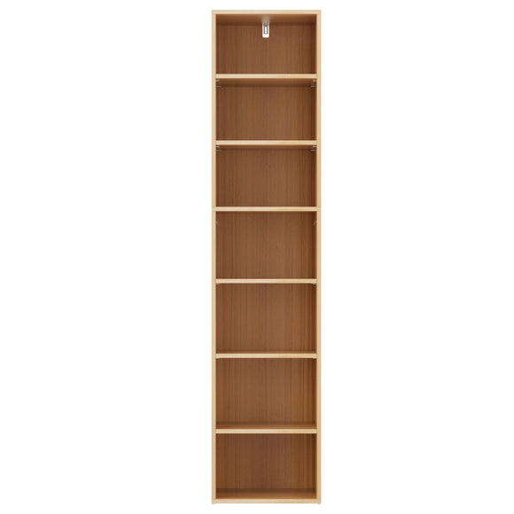 Artiss Bookshelf 7 Tiers MILO Pine