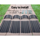 Green Fingers Garden Bed 160X80X42cm Oval Planter Box Raised Container Galvanised-6