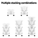 Green Fingers Garden Bed 5 Tier Vertical Garden Strawberry Stackable Planters Herbs Petunias-5