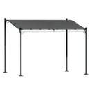 Instahut Gazebo Marquee 3m Outdoor Event Wedding Tent Camping Party Shade Iron Art Canopy Grey-7
