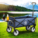 Gardeon Garden Cart with Cup Holders Blue-7