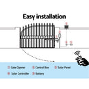 LockMaster Single Swing Gate Opener 500KG 20W Solar Panel-7