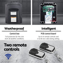 LockMaster Swing Gate Opener Auto 10W Solar Power Electric Remote Control 800KG-4