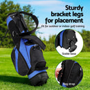 Everfit 6 Way Dividers Golf Bag Stand Insulated Carry Bag Zippered Rain Cover-6