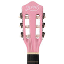 Alpha 34 Inch Classical Guitar Wooden Body Nylon String Beginner Kids Gift Pink-3