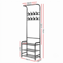 Artiss Clothes Rack Airer Coat Stand 179cm Hanger Rail Closet-3