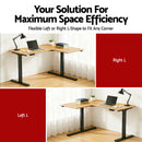 Artiss L-Shape Electric Standing Desk Sit Stand Up Height Adjustable Motorised-6