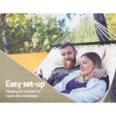 Gardeon Hammock Bed Outdoor Camping Portable Hanging Chair 2 Person Piillow-6