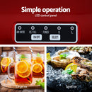 Devanti 12kg Ice Maker Machine Red-7