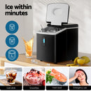 DEVANTI 3.2L Portable Ice Cube Maker Machine Benchtop Counter Black-4