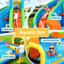 AirMyFun Kids Inflatable Pool Water Slide Cannon Splash Park Castle Outdoor Toys 427X374CM-3
