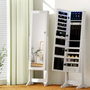 Artiss Jewellery Cabinet Mirror Free Standing-1