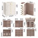 Embellir Jewellery Box 6 Layer Organiser Large Display Case Storage-2