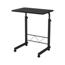 Artiss Laptop Desk Table Adjustable 60CM Black-3