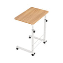 Artiss Laptop Desk Table Adjustable 60CM Light Wood-1