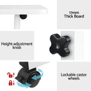 Artiss Laptop Desk Table Adjustable 60CM White-6