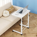 Artiss Laptop Desk Table Adjustable 60CM White-8