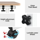 Artiss Laptop Desk Table Adjustable 80CM Light Wood-6