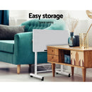 Artiss Laptop Desk Table Adjustable 80CM White-7