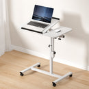 Artiss Laptop Desk Table Fan Cooling White 60CM-9