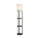 Artiss Floor Lamp 3 Tier Shelf Storage LED Light Stand Home Room Vintage Round-1
