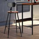 Artiss 2x Bar Stools Vintage Metal Chairs-14