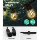 14m LED Festoon String Lights Christmas Decorations Wedding Party Outdoor Garden-5