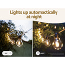 17m Solar Festoon Lights Outdoor LED String Light Christmas Decorations Party-5