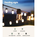 50m Solar Festoon Lights Outdoor LED String Light Christmas Party Decorations-4