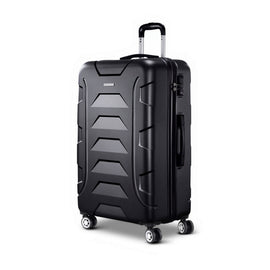 Wanderlite 28" 75cm Luggage Trolley Travel Suitcase Set TSA Hard Case Lightweight Strap - 0