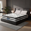Giselle Queen 34cm 5-Zone Euro Top Pocket Spring Mattress with 2 Natural Latex Contour Pillows-1