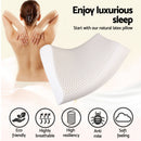 Giselle Queen 34cm 5-Zone Euro Top Pocket Spring Mattress with 2 Natural Latex Contour Pillows-6