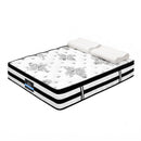 Giselle Queen 34cm 5-Zone Euro Top Pocket Spring Mattress with 2 Natural Latex Contour Pillows-9