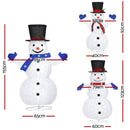 3 PCS Christmas Lights 330 LED Fairy Light Snowman Decorations Jingle Jollys-2