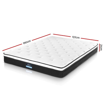 Giselle Bedding 21cm Mattress Euro Top Double - 0