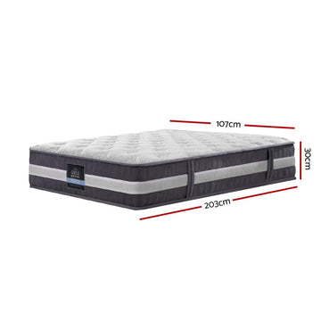 Giselle Bedding 30cm Mattress Pocket Spring King Single - 0