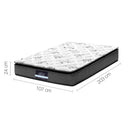 Giselle Bedding 24cm Mattress Pillow Top King Single-2