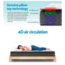 Giselle Bedding Single Mattress 24cm Pillow Top Bonnell Spring Egg Crate-4