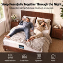 Giselle 25cm Double Hybrid Mattress Soft Knitted Fabric Edge Support Gel Foam-7