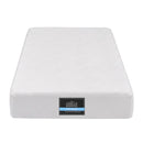 Giselle 25cm King Single Hybrid Mattress Soft Knitted Fabric Edge Support Gel Foam-10