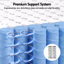 Giselle 25cm Queen Hybrid Mattress Soft Knitted Fabric Edge Support Gel Foam-6